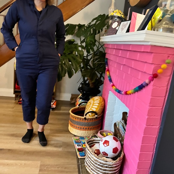 Organic Cotton Stretch Boiler Suit Jumpsuit Coveralls - Picture 10 of 10